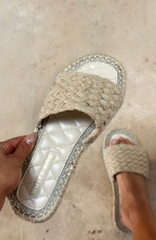 Elijah Sandals Natural Woven
