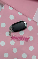 I've Got You Keychain Pink Snowflake