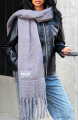 Luna Scarf Charcoal