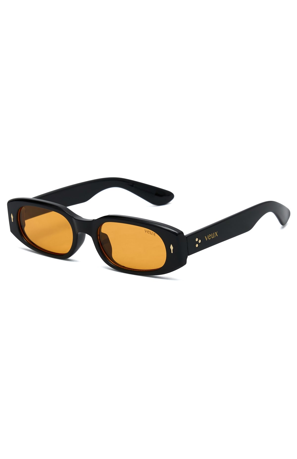 Nish Sunglasses Black/Orange