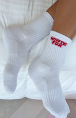 Seeing Red Socks White