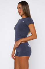 From The Archives Gigi Baby Tee Navy