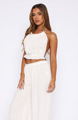 Take Me Away Top White