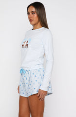 Baby It's Cold Outside Long Sleeve Pyjama Top Morning Frost
